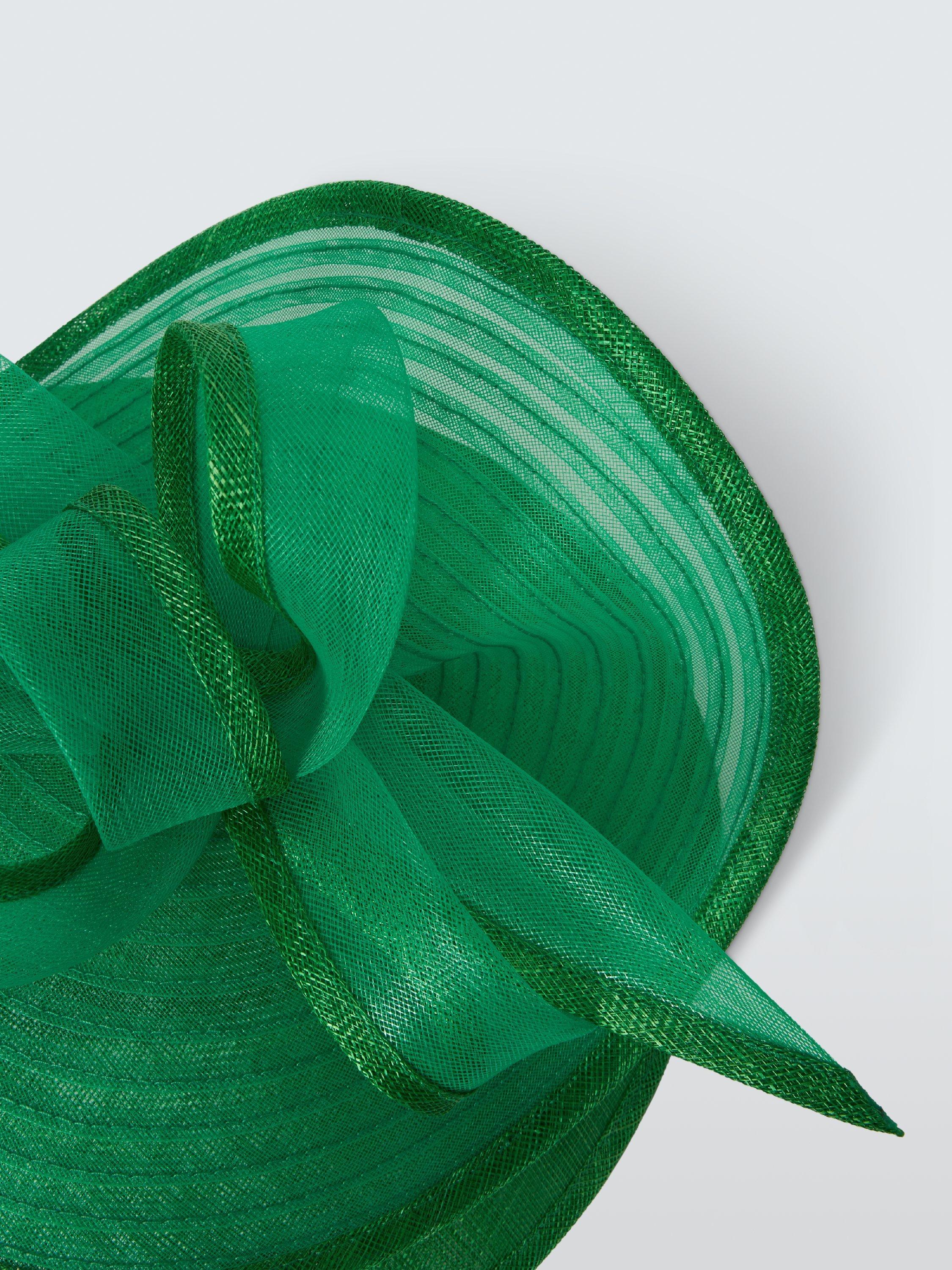 Product image 3 of 4, which shows John Lewis Devon Medium Disc Fascinator, Green