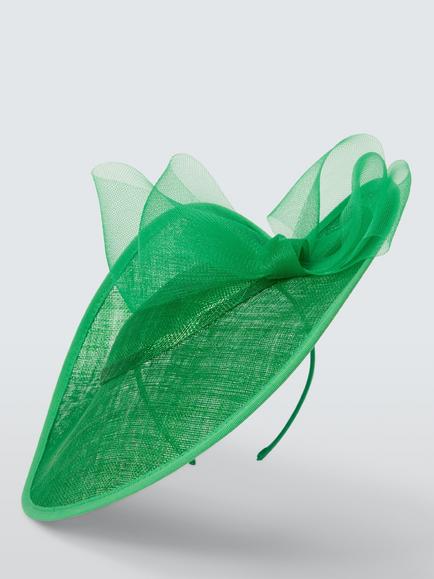 John Lewis Drew Woven Split Hat - view 2, Green