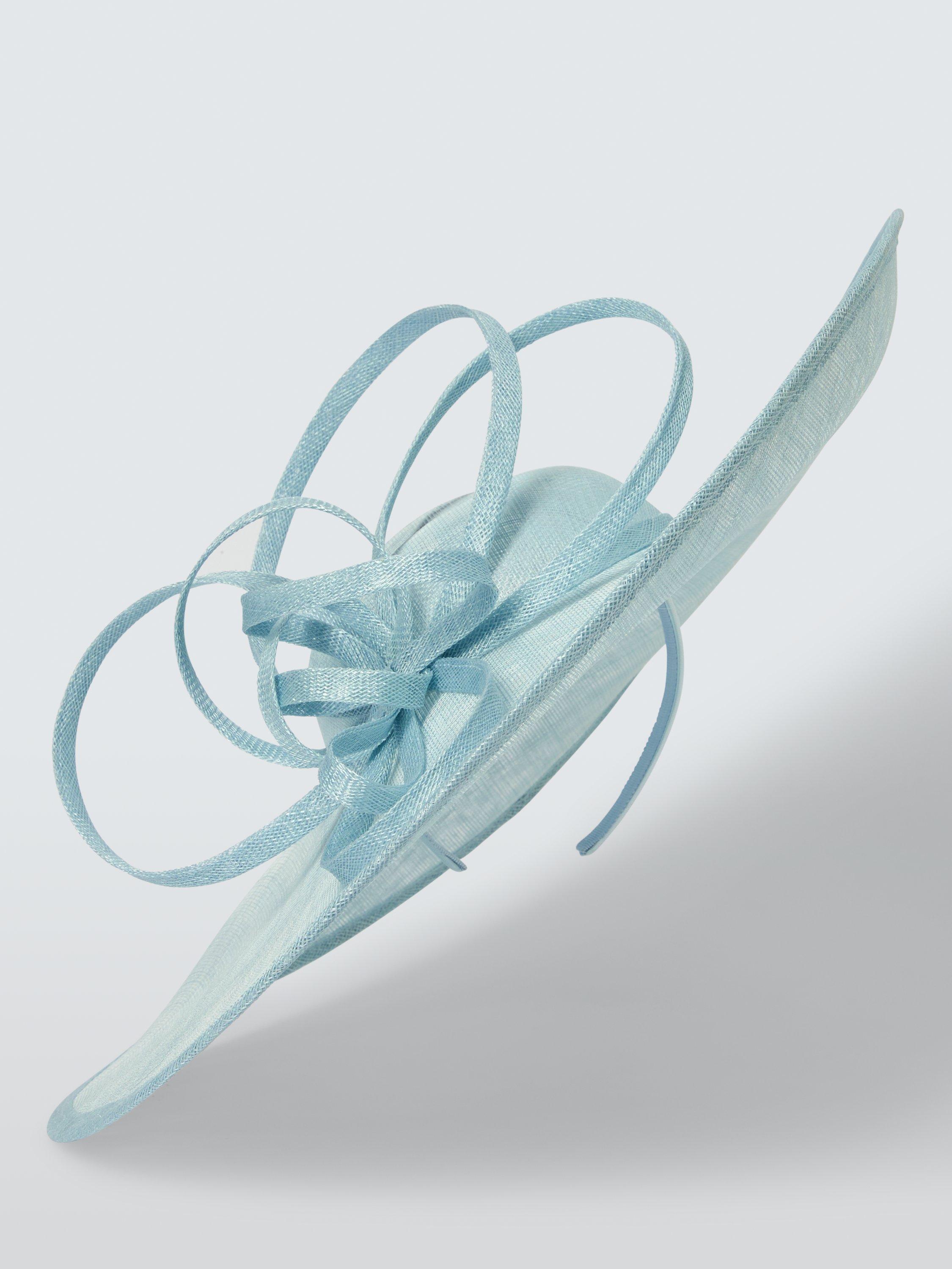 Product image 2 of 4, which shows John Lewis Juliette Large Disc Occasion Hat, Light Blue