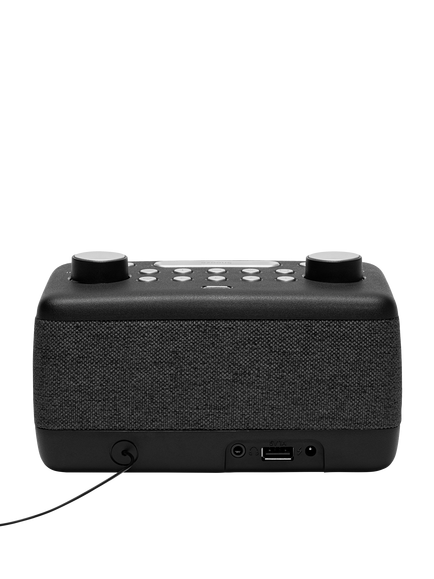 Roberts Ortus 4 DAB/DAB+/FM Bluetooth Digital Alarm Clock Radio, Black - view 2, Black