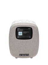 Roberts Ortus 5 DAB/DAB+/FM Bluetooth Digital Alarm Clock Radio, White