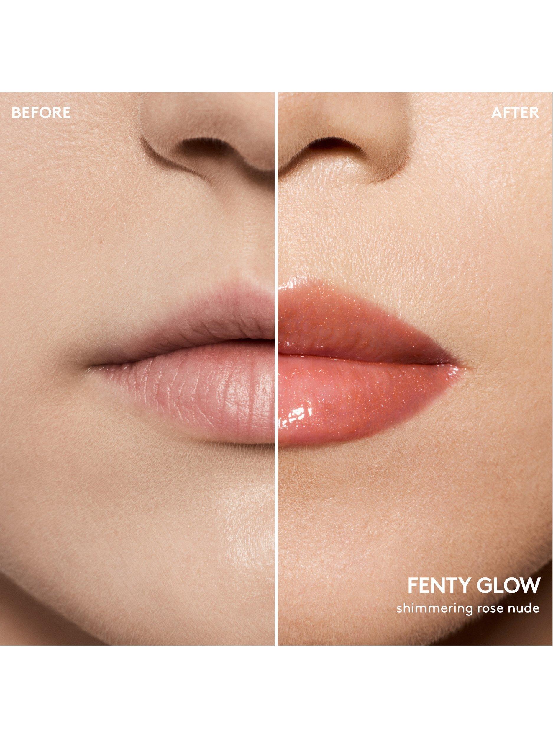 Product image 3 of 5, which shows Fenty Beauty Gloss Bomb Universal Lip Luminiser Mini, Fenty Glow