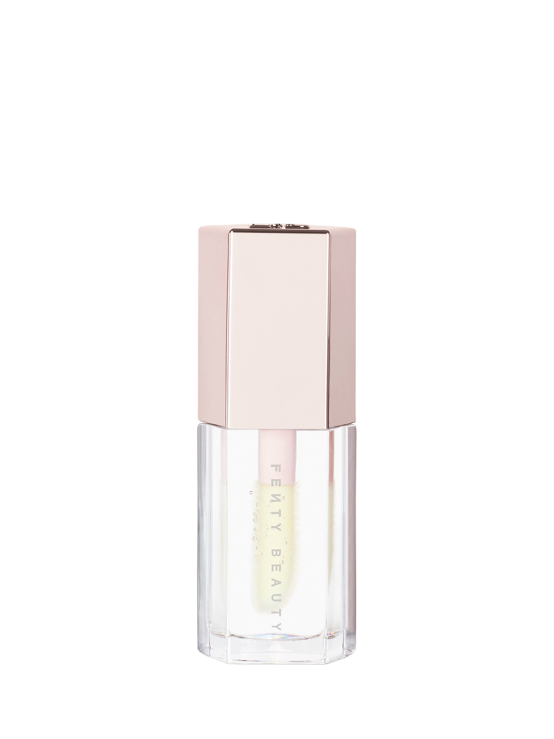 Product image 1 of 3, which shows Fenty Beauty Gloss Bomb Universal Lip Luminiser Mini, Glass Slipper