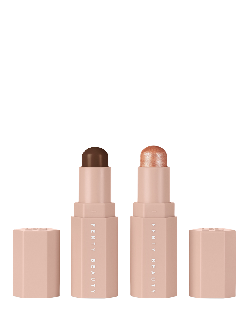 Product image 1 of 5, which shows Fenty Beauty Mini Match Stix Duo Contour & Highlighter Set, Medium Deep
