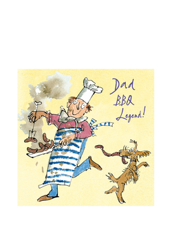 Woodmansterne Chef Making Sausages Father's Day Card, Multi