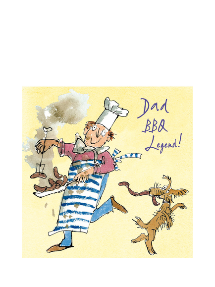 Woodmansterne BBQ Legend Father's Day Card, Multi