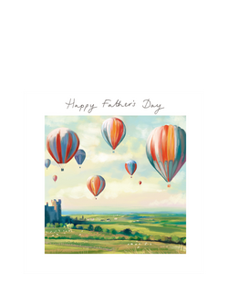 Woodmansterne Hot Air Balloons Father's Day Card, Multi