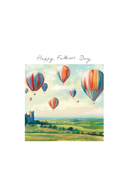 Woodmansterne Hot Air Balloons Father's Day Card, Multi