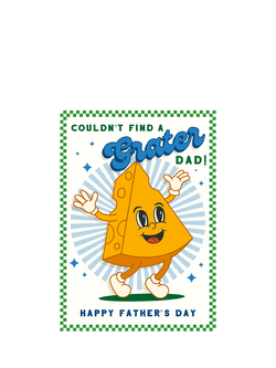 Art File Cheese Father's Day Card, Multi