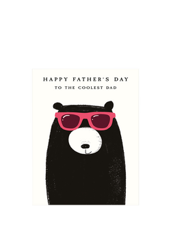 Art File Coolest Dad Bear Father's Day Card, Multi