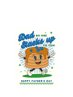 Art File Pancake Father's Day Card, Multi