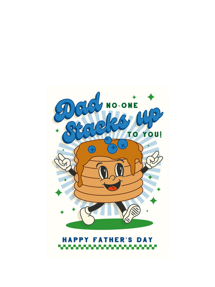 Art File Pancake Father's Day Card, Multi
