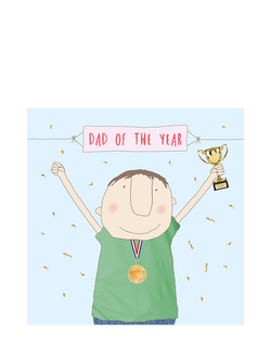Rosie Made A Thing Dad of the Year Father's Day Card, Multi