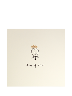 Ruth Jackson King of Dads Father's Day Card, Multi