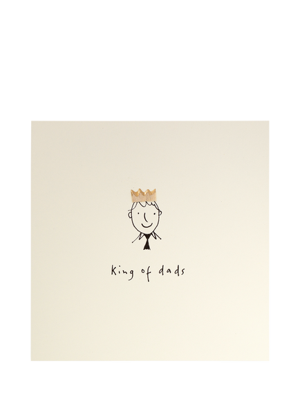 Ruth Jackson King of Dads Father's Day Card, Multi