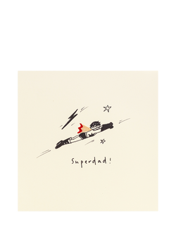 Ruth Jackson Superdad Father's Day Card, Multi