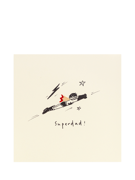 Ruth Jackson Superdad Father's Day Card, Multi