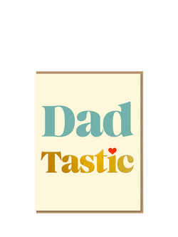Nineteen Seventy Three Dadtastic Father's Day Card, Multi