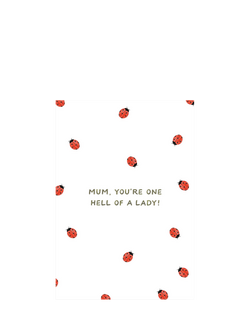 Woodmansterne Ladybirds Mother's Day Card, Multi
