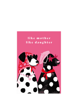 Woodmansterne Two Dalmations Mother's Day Card, Multi