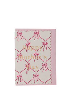 Paper Mirchi Pink Bows Mother's Day Card, Multi