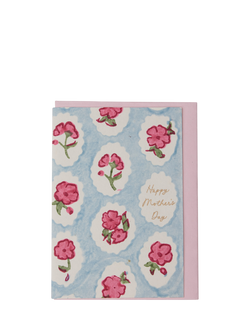 Paper Mirchi Pink Floral Mother's Day Card, Multi