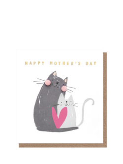 Caroline Gardner Cats Mother's Day Card, Multi