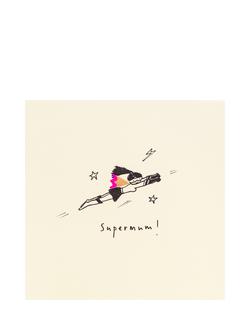 Ruth Jackson Supermum Mother's Day Card, Multi