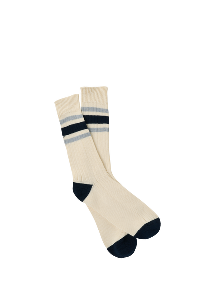 Peregrine Cotton Court Socks, White