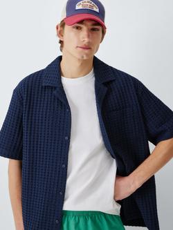 John Lewis Golden Hour Patch Baseball Cap, Blue Multi, Blue Multi