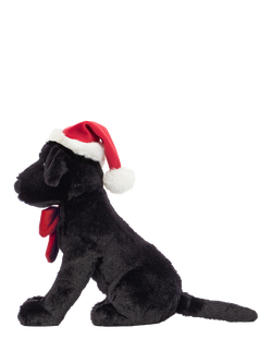 Jellycat Winter Warmer Pippa Black Labrador Soft Toy - view 2, Black