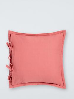 John Lewis x Sanderson Newnham Courtney Cushion, White/Multi - view 2, White Multi