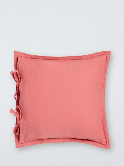 John Lewis x Sanderson Newnham Courtney Cushion, White/Multi - view 2, White Multi