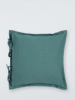 John Lewis x Sanderson Rose and Peony Cushion, Peach - view 2, Peach