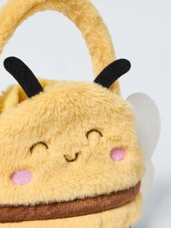 John Lewis Plush Bee Bag - view 2, Yellow
