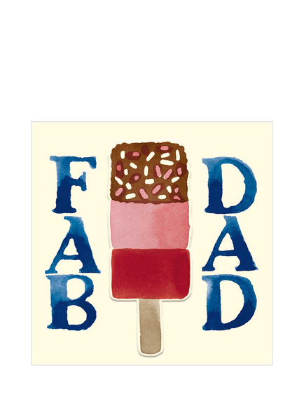 Emma Bridgewater Fab Lolly Father's Day Card, Multi