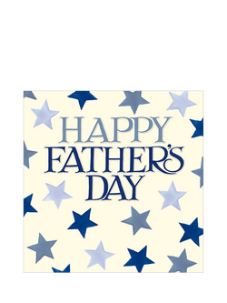 Emma Bridgewater Text With Stars Father's Day Card, Multi