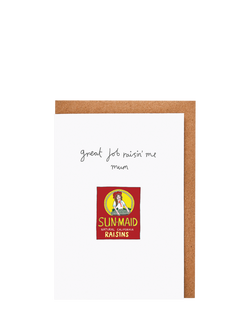 You’ve Got Pen On Your Face Raisins Mother's Day Card, Multi