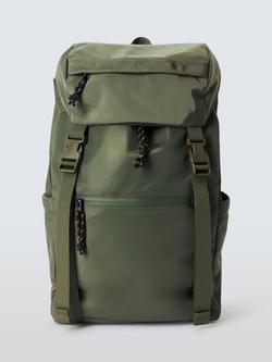 John Lewis Berlin Backpack, Green, Green