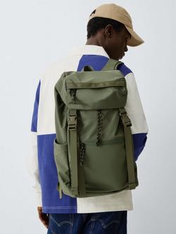 John Lewis Berlin Backpack, Green - view 2, Green