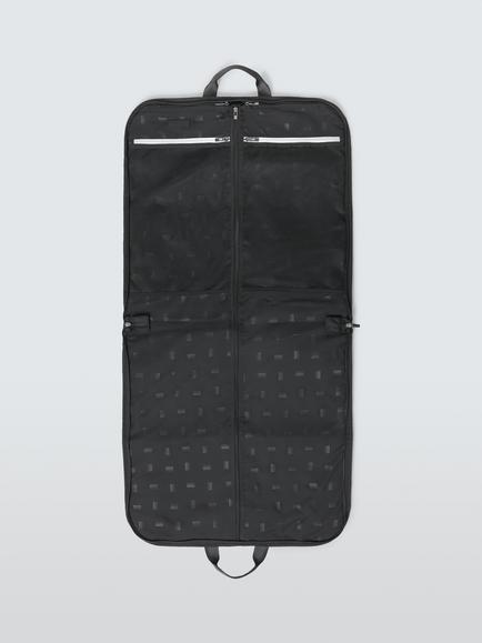 John Lewis Vienna Zipped Garment Travel Bag, Black, Black