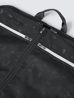 John Lewis Vienna Zipped Garment Travel Bag, Black - view 2, Black