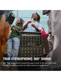 Marshall Bromley 750 Bluetooth Party Speaker with Lights, Black - view 2, Black