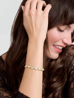 Ted Baker Solace Solitaire Sparkle Adjustable Bracelet - view 2, Gold