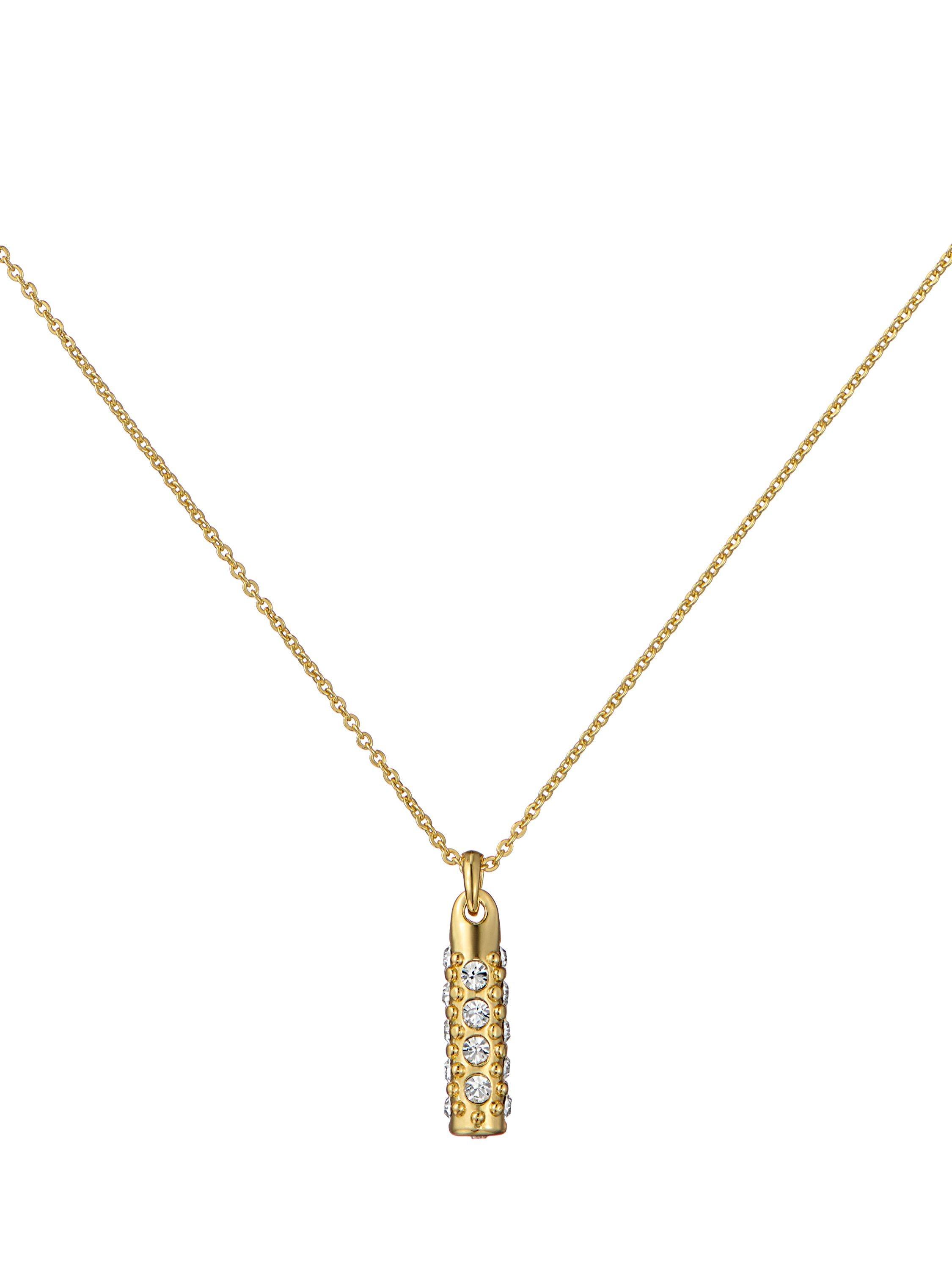 Product image 1 of 6, which shows Ted Baker Corah Cosmic Crystal Pendant Necklace, Gold