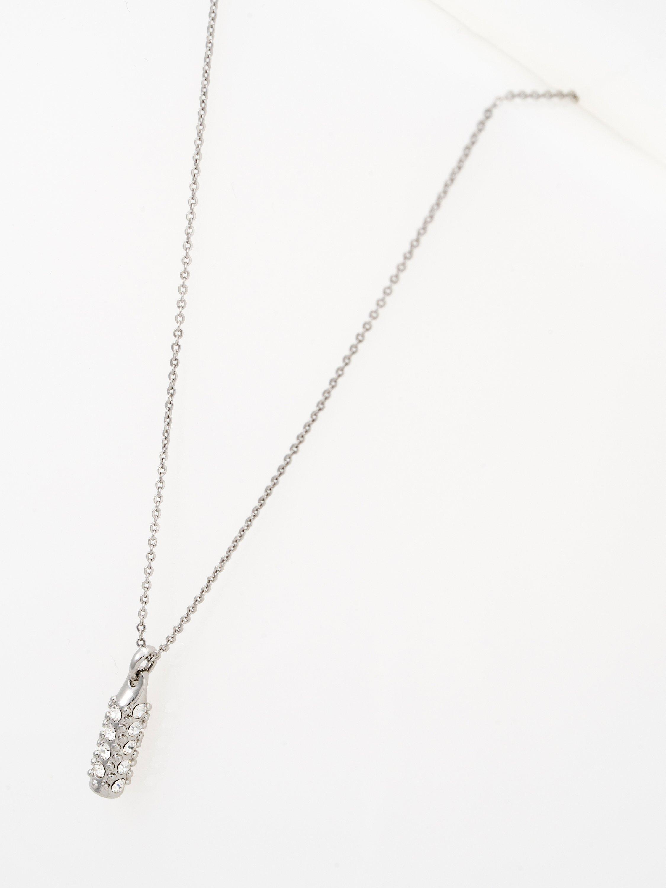 Product image 4 of 5, which shows Ted Baker Corah Cosmic Crystal Pendant Necklace, Silver