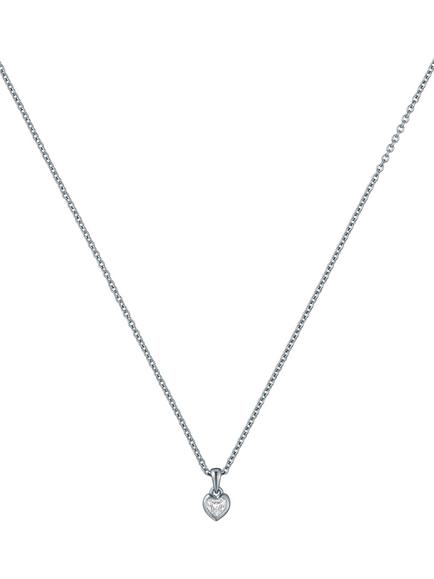 Ted Baker Harlow Mini Crystal Heart Pendant Necklace, Silver