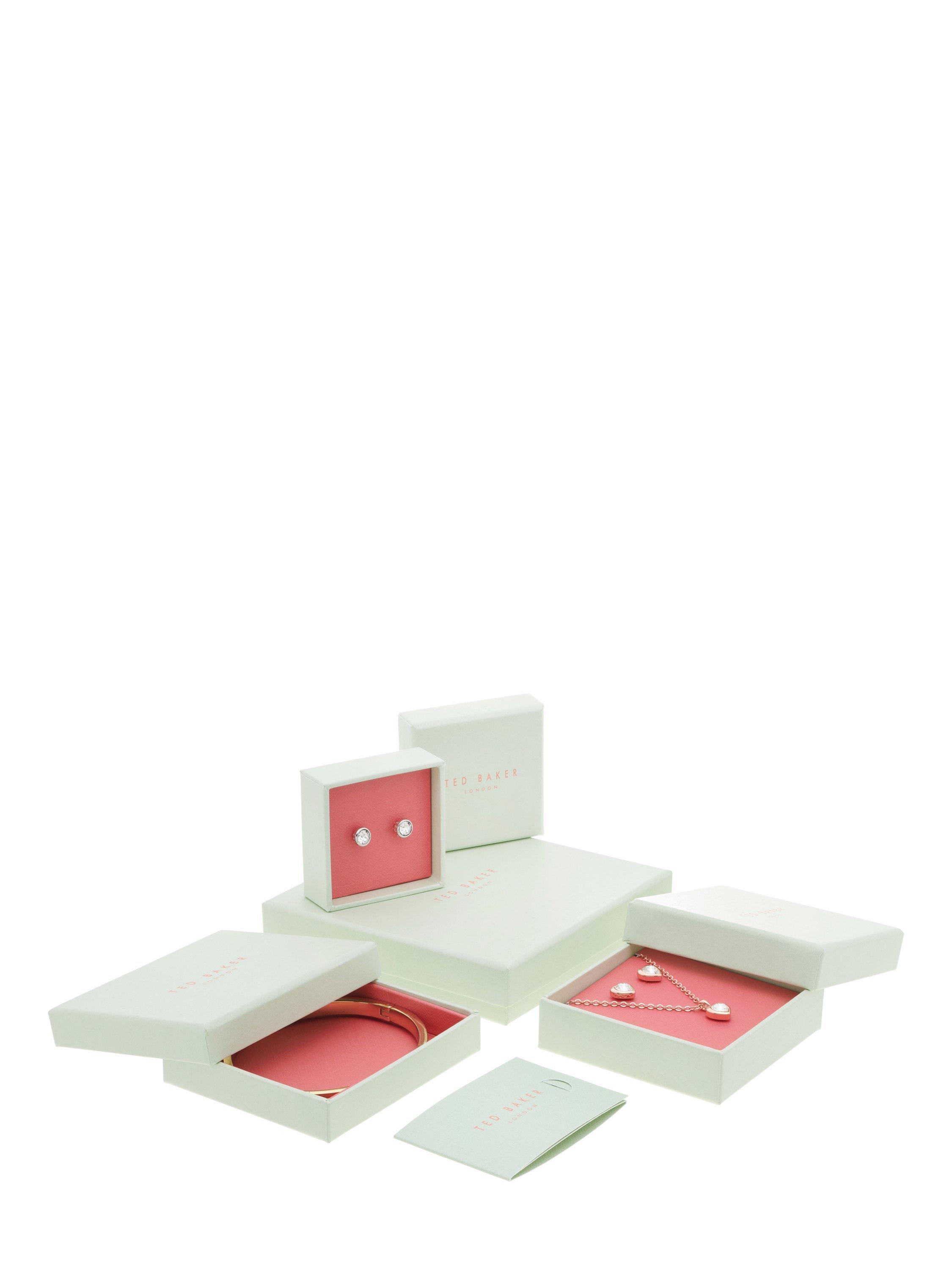 Product image 6 of 6, which shows Ted Baker Romie Crystal Roll Multi Pendant Necklace, Gold