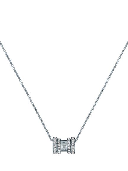 Ted Baker Romie Crystal Roll Multi Pendant Necklace, Silver