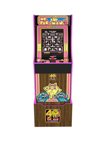 Sales Sprint Global Arcade1Up Ms. Pac‑Man 40th Anniversary Arcade Machine - view 2, Brown